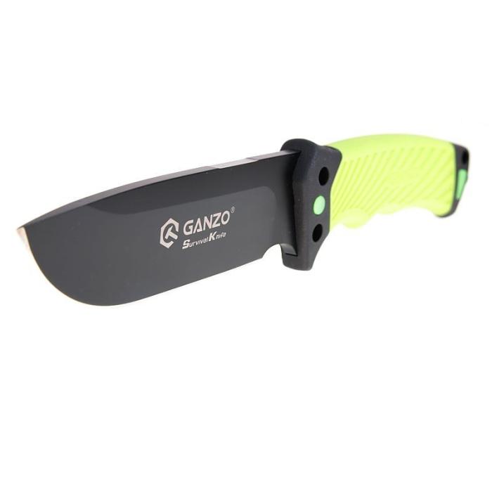 Ganzo nůž na přežití  G 8012 V2 zelená
