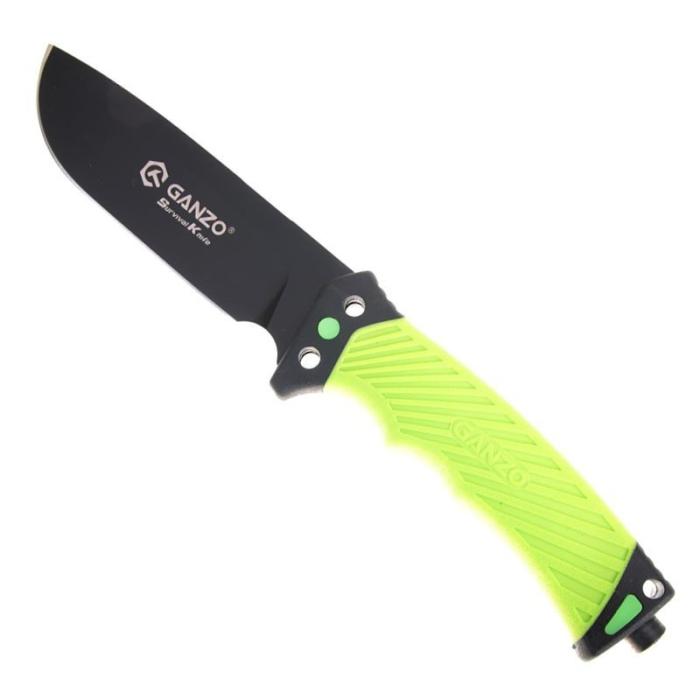 Ganzo nůž na přežití  G 8012 V2 zelená