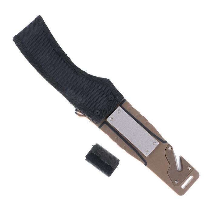 Ganzo  nůž na přežití G 8012 hnědá