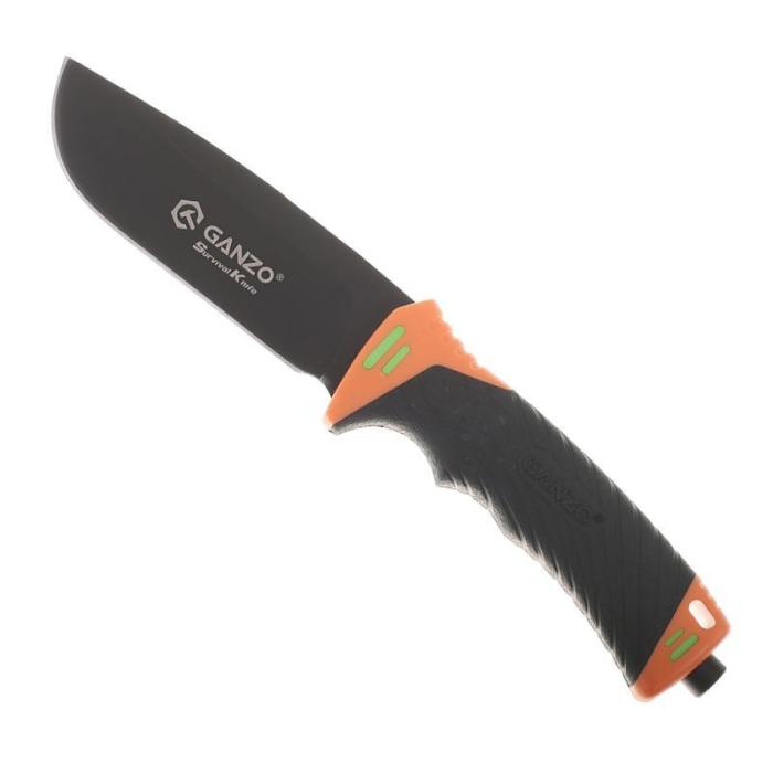 Ganzo  nůž na přežití G 8012 oranžová